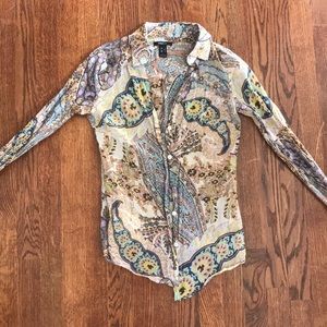 🌱MANGO🌱 Silk blend Shirt